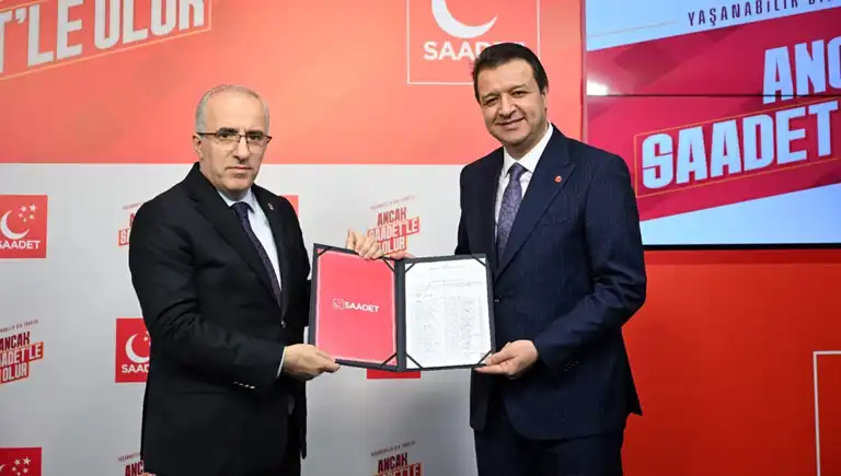 Saadet Partisi'nde Yeni Genel Başkan Göreve Başladı